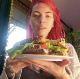 A pretty girl with red hair and tattoos eats several times in front of the camera before shitting out her meals. See movies for more. Presented in 720P HD. 214MB, MP4 file. Over 7.5 minutes.